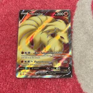 Ninetales V #177 – Pokémon TCG Rebel Clash – As Pictured